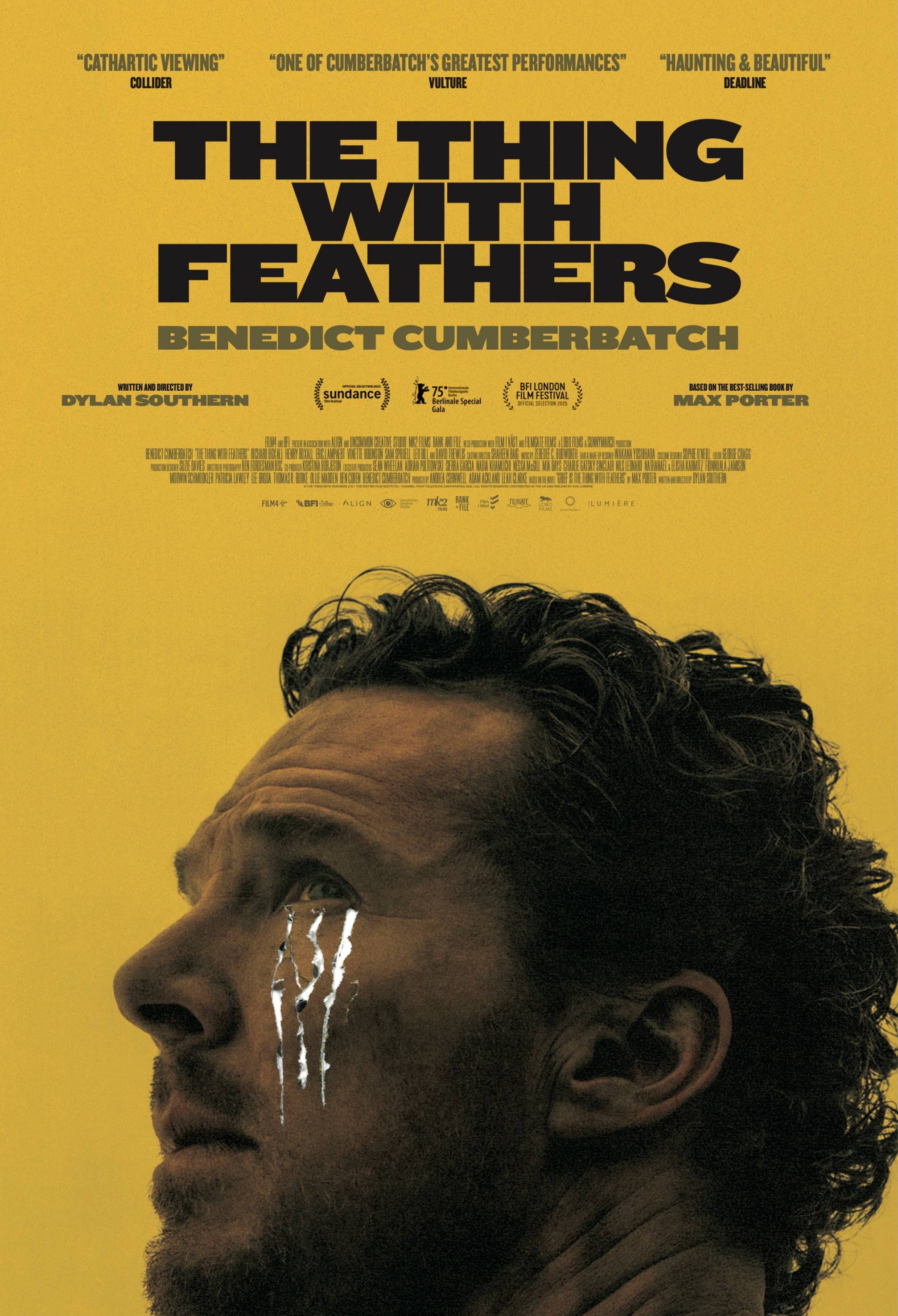 Benedict Cumberbatch in The Thing with Feathers Poster