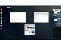 GNOME Shell Workspaces - Fedora 16