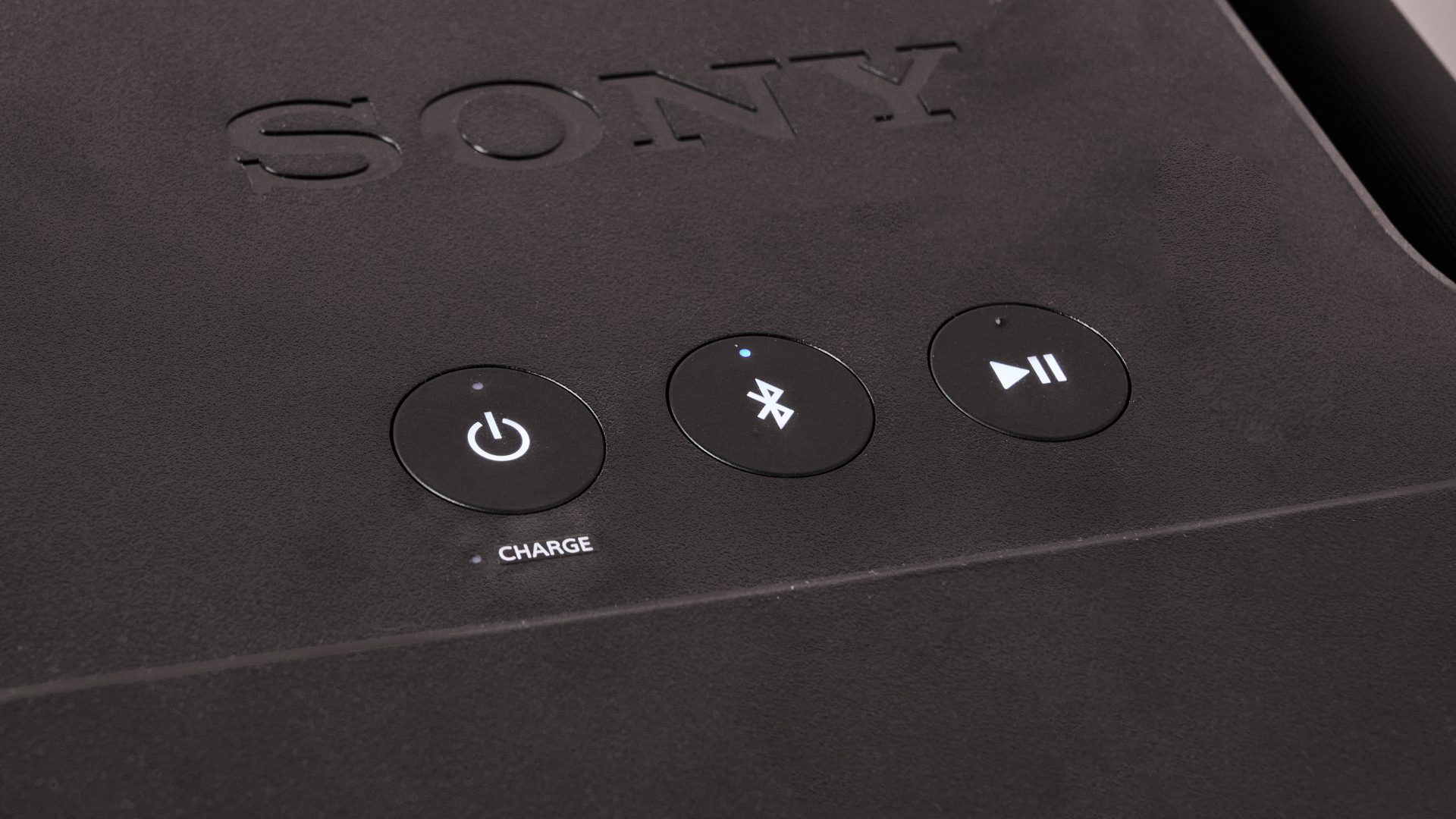 Button controls on top of the Sony ULT Tower 5