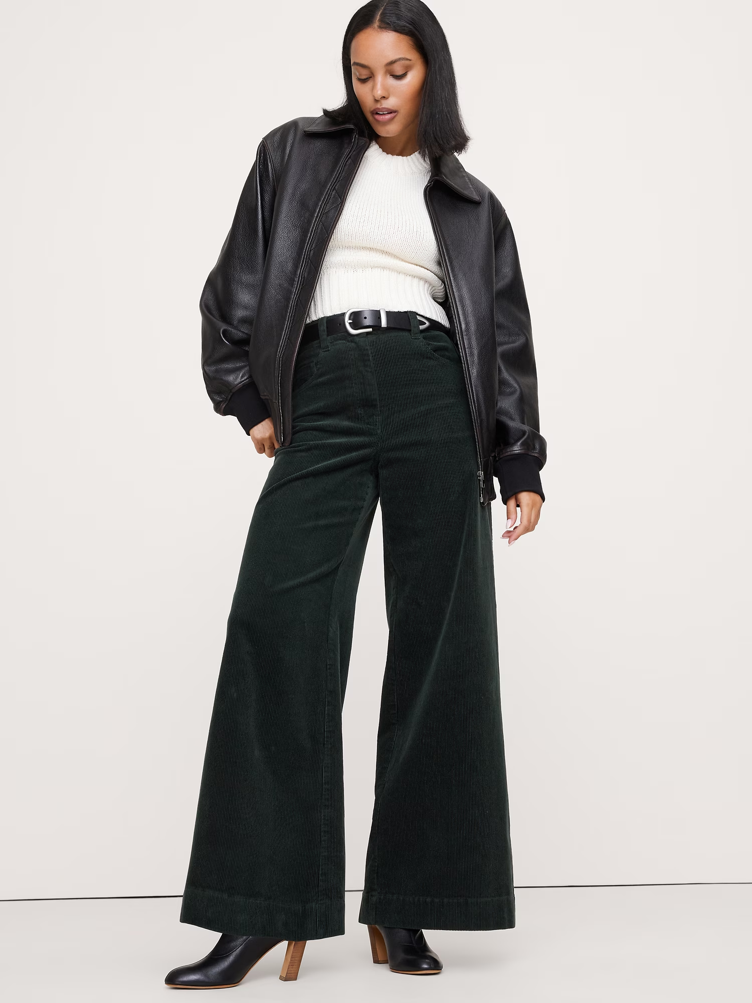 Banana Republic, High-Rise Wide-Leg Corduroy Pants (Were $140)