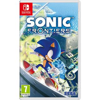 Upcoming Switch games; a pack image of Sonic Frontiers