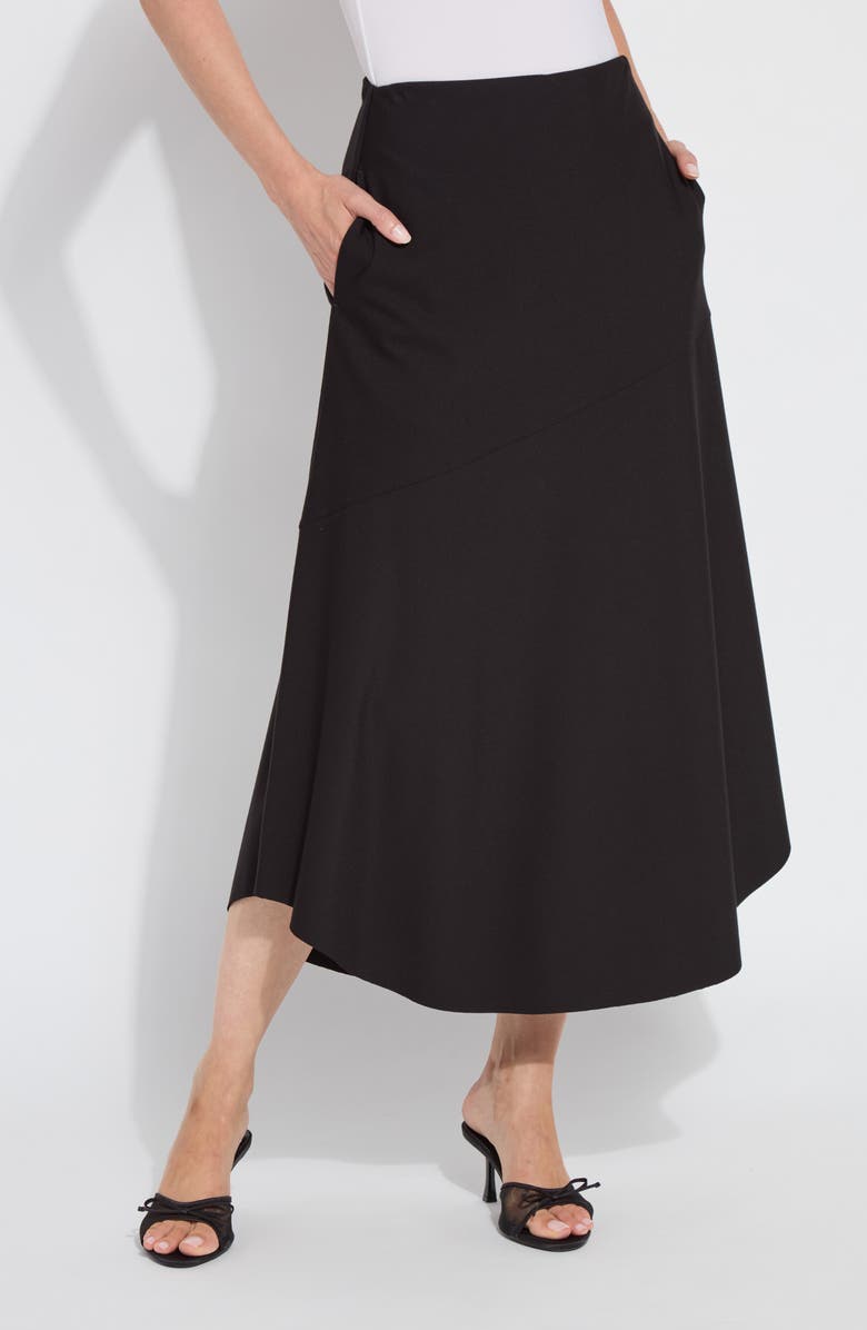 'lyssentials A-Line Ponte Midi Skirt