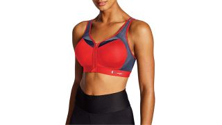 Best sports bras for large breasts: Champion Women’s Motion Control Zip Sports Bra