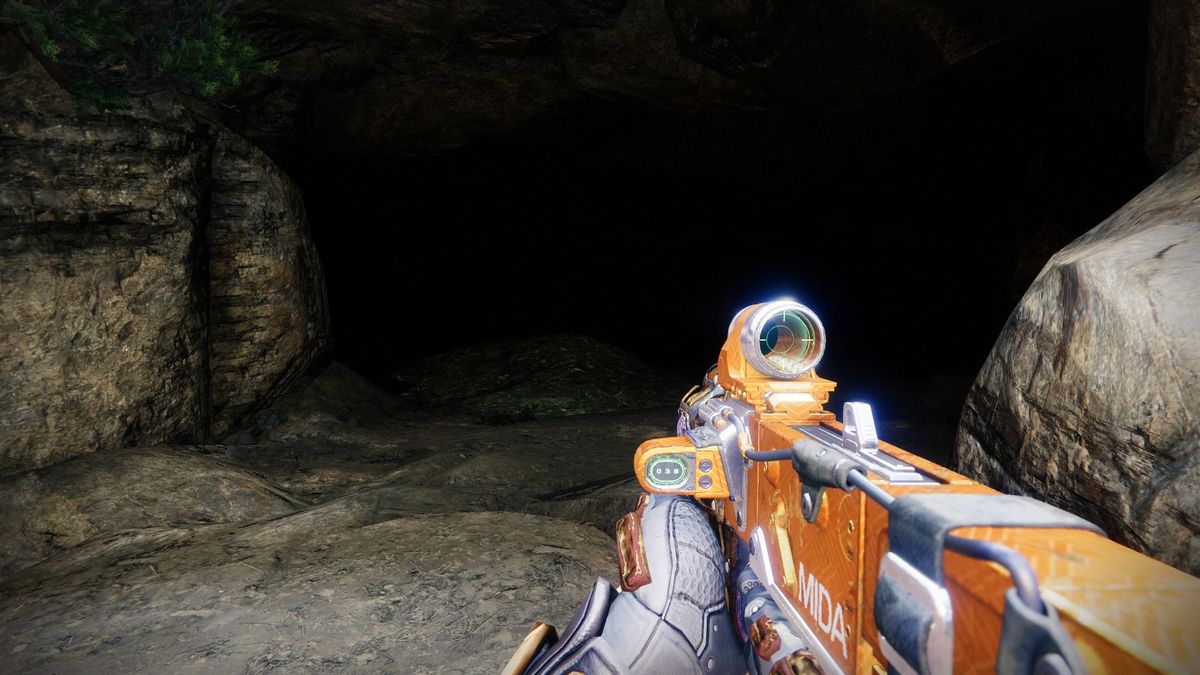 Destiny 2 Cryptic Quatrains burial mound in cave