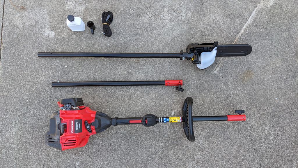 TroyBilt TB25PS 25cc 8inch pole saw review Gardeningetc