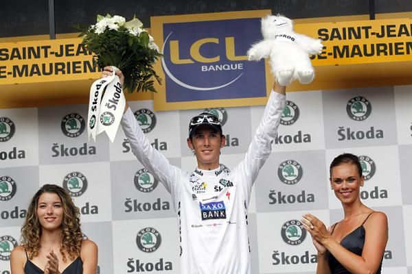 Andy Schleck (Saxo Bank) has a comfortable lead in the best young rider classification.