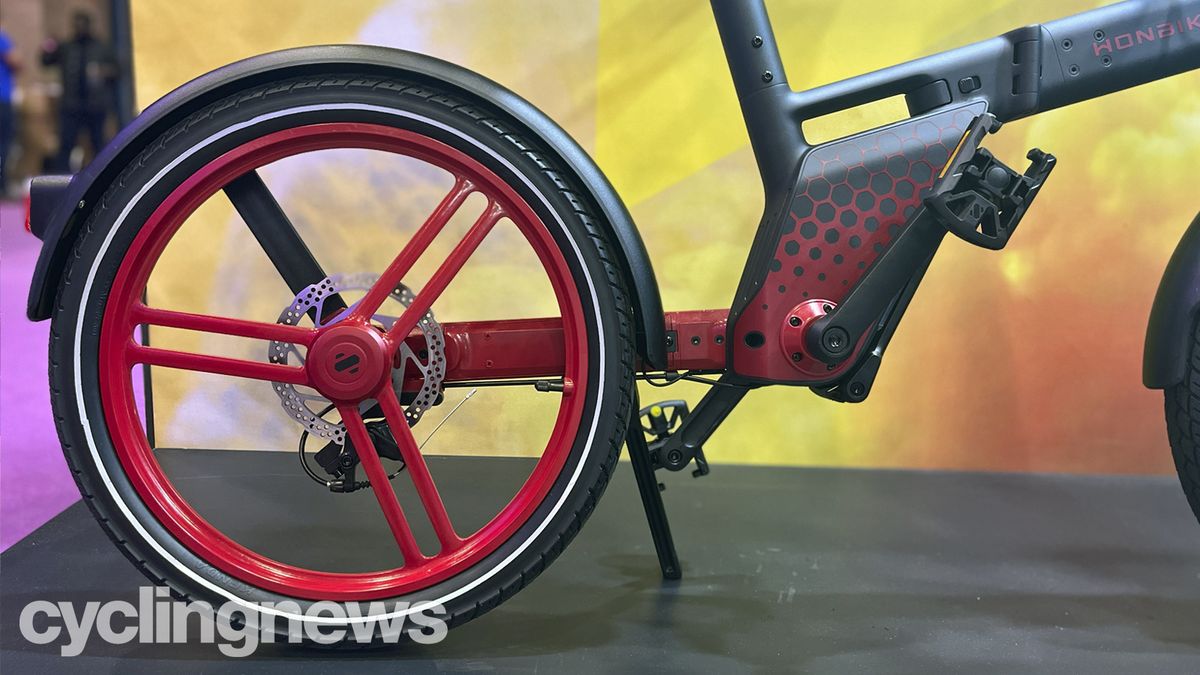 The Honbike shaft-drive folding electric bike