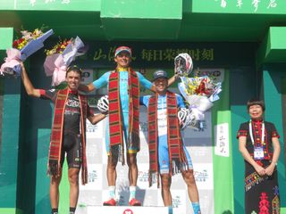 Andrey Zeits atop the podium