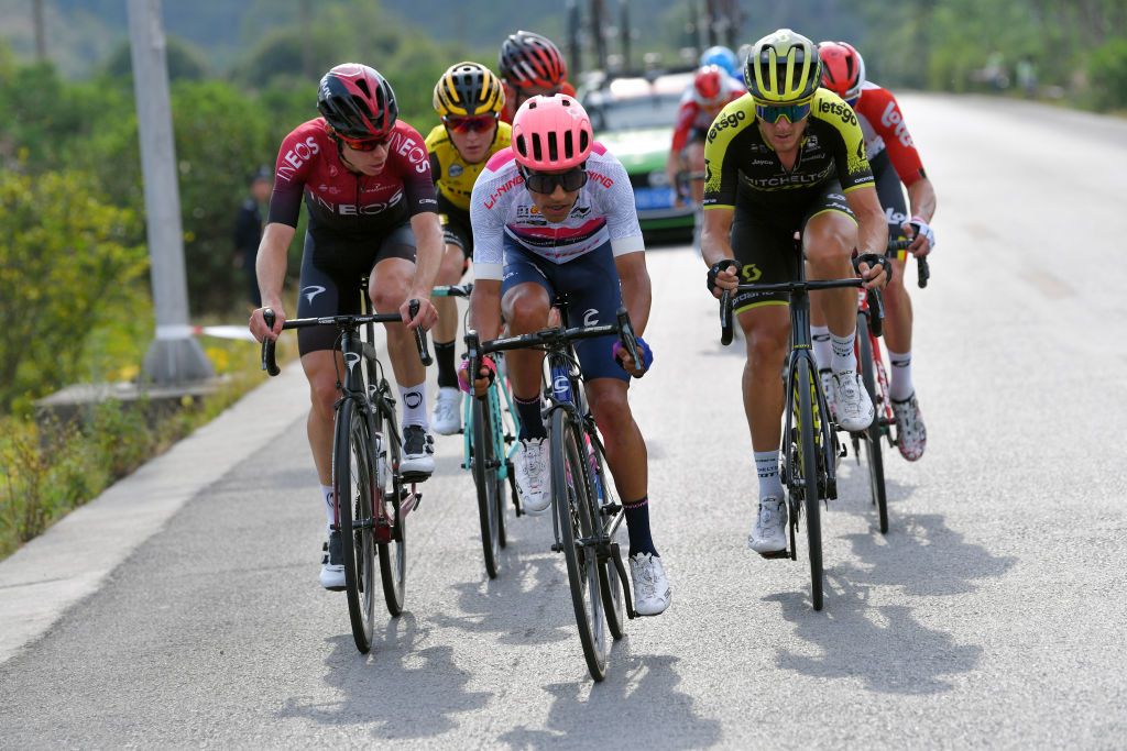 The front of the race