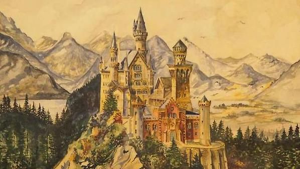 Artwork by Adolf Hitler.