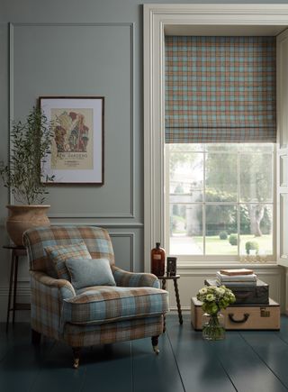 Bronte check fabrics country living room