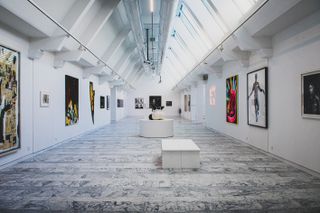 Installation view of the MAC collection