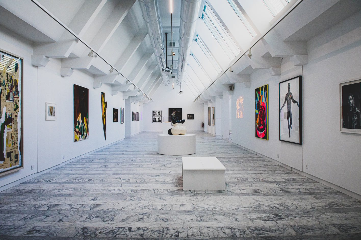 Installation view of the MAC collection