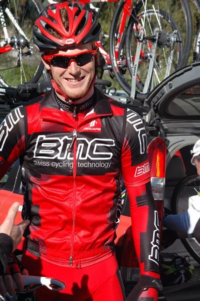 John Murphy is ready for another long day in the saddle at BMC Racing's California training camp.