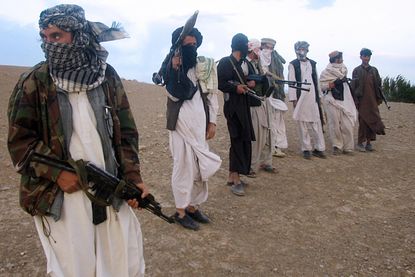 Taliban fighters in 2008.