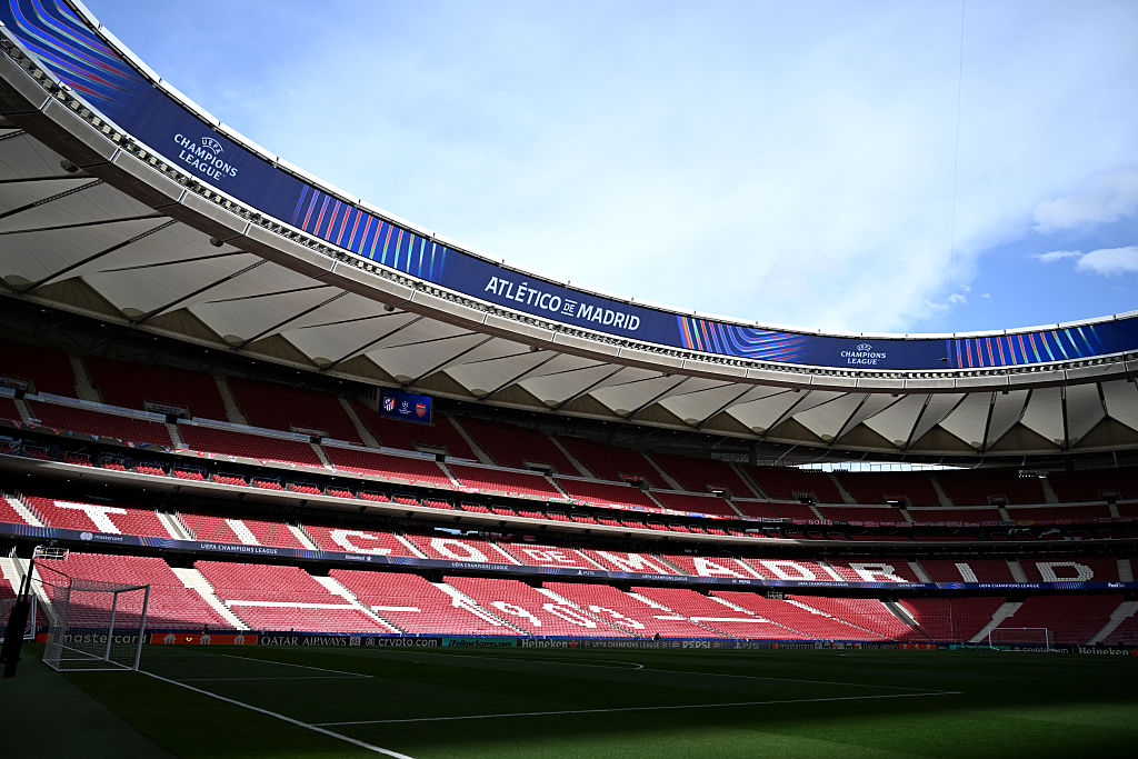 General view inside the Metropolitano Stadium