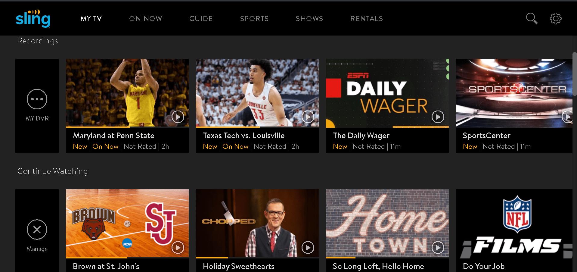 How to get clearance espn on sling tv