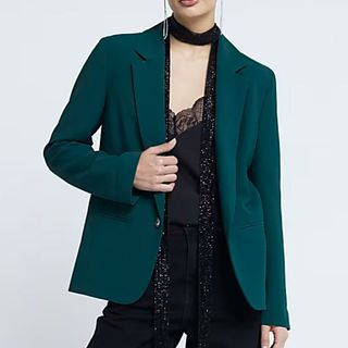 Green blazer from River Island