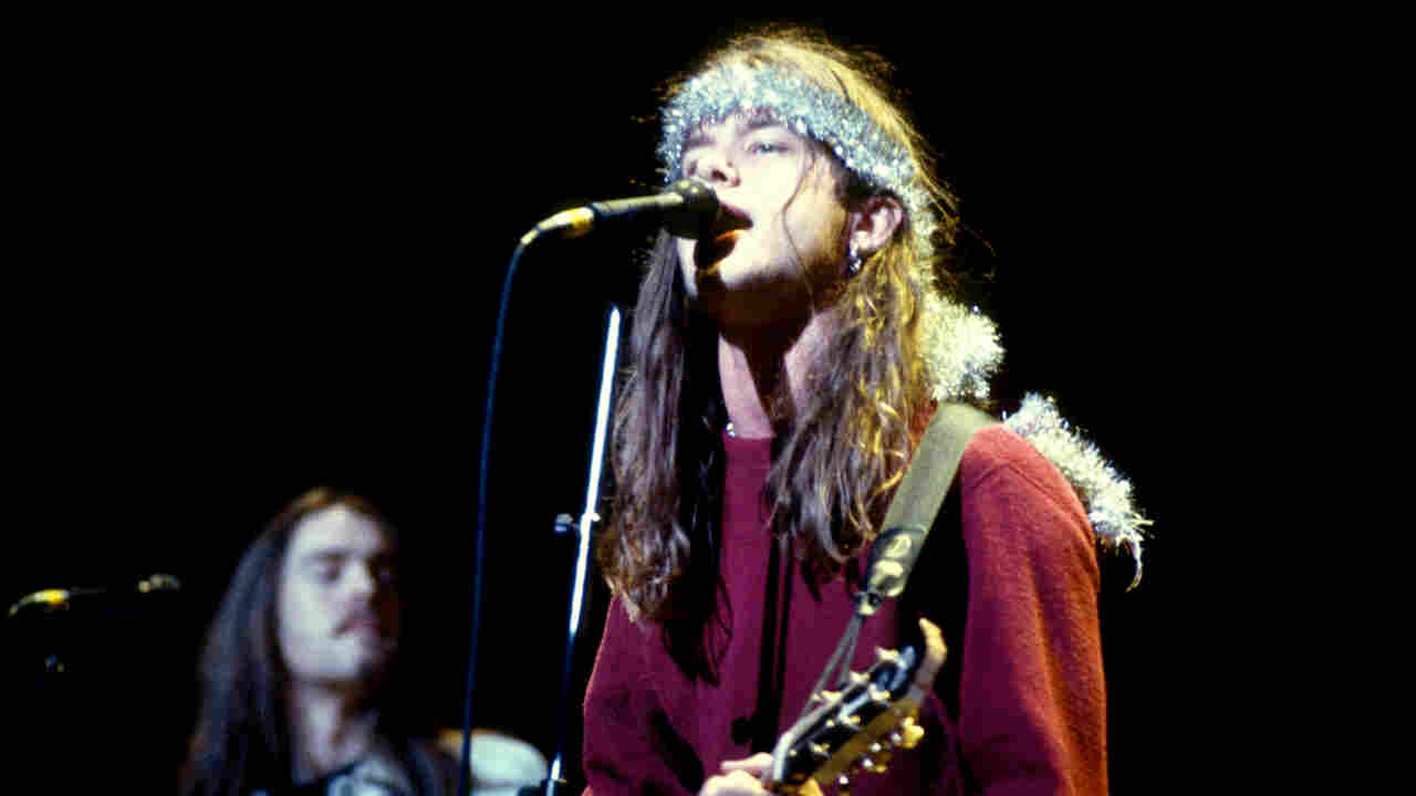 Blind Melon&amp;rsquo;s Shannon Hoon performing onstage in 1993