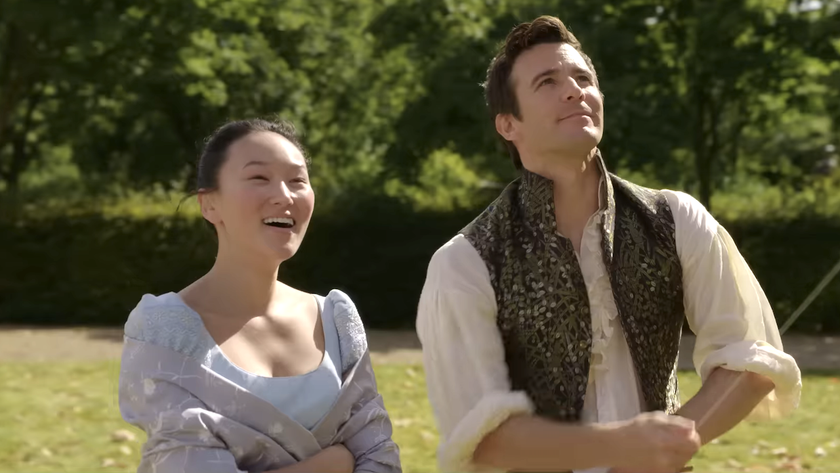 yerin ha and luke thompson as sophie and benedict in bridgerton season 4