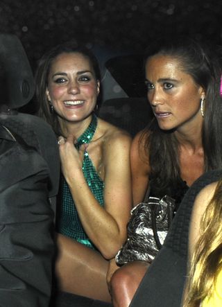 Kate and Pippa Middleton in 2008