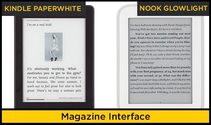 Amazon Kindle Paperwhite 2013 Vs Barnes Noble Nook Glowlight