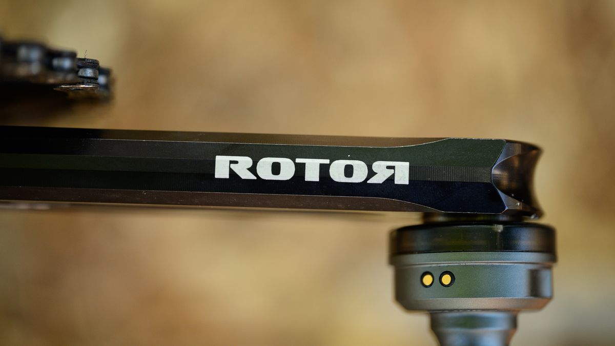 Rotor 2INpower SL view showing side of crank arm