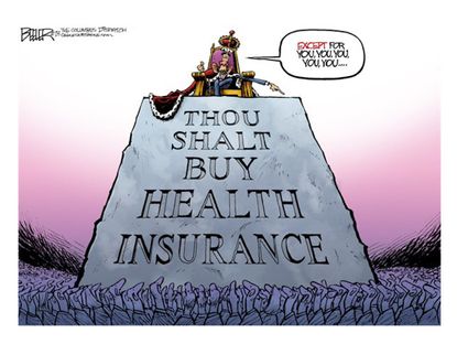 Obama cartoon Obamacare deadline