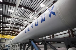 Falcon 9 Being Prepped