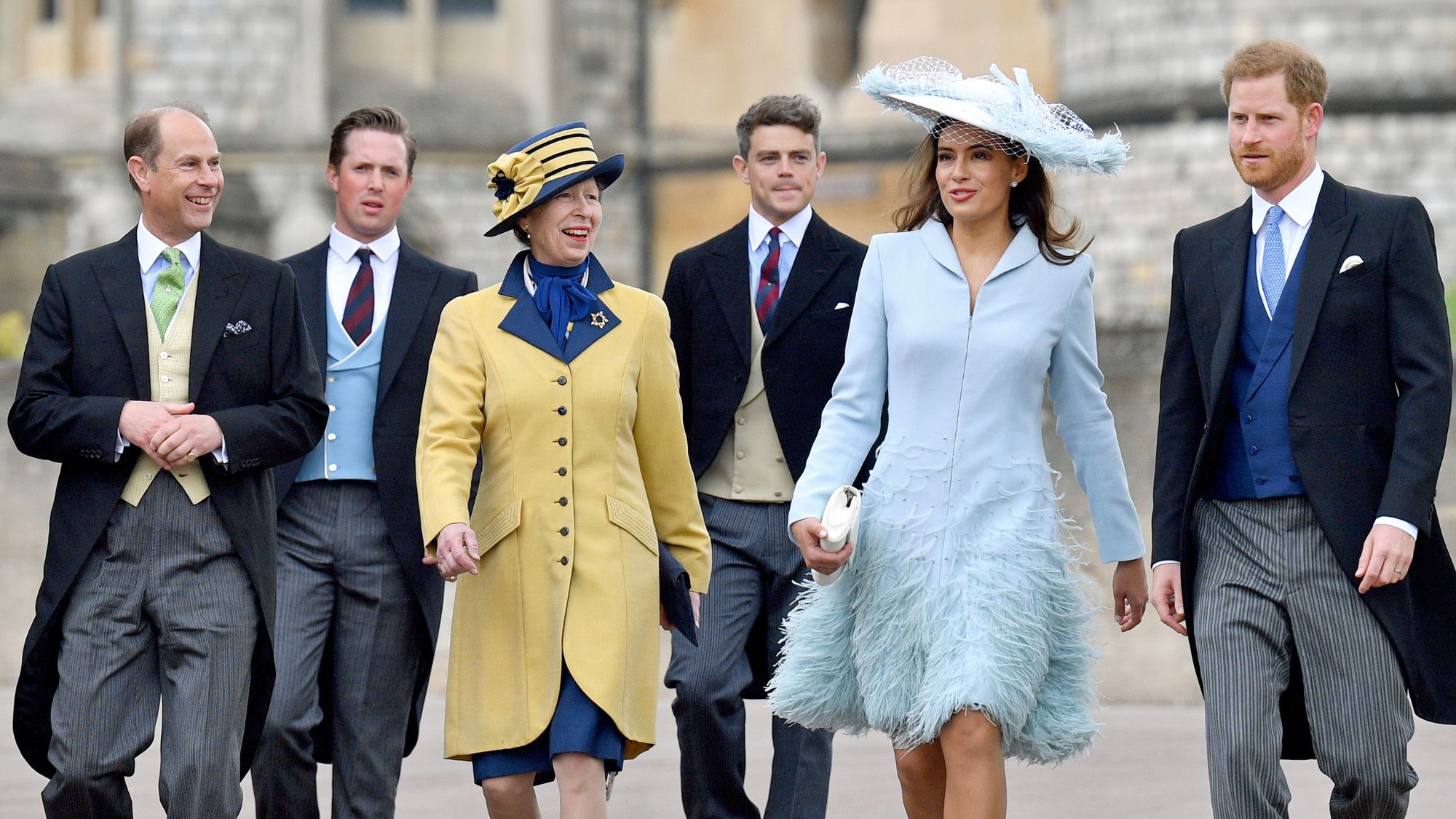 The royal family attends the wedding of Lady Gabriella Windsor and Mr Thomas Kingston