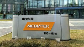MediaTek sign outside of a building