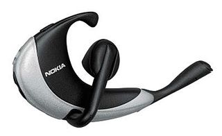 Original Nokia HDW1 headset, the first Bluetooth headset on the market.