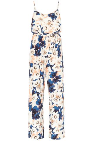 New Look White Floral Print Strappy Wide Leg Jumpsuit, £24.99  