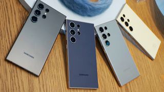 Samsung Galaxy S24 Ultra hands on vier kleurvarianten