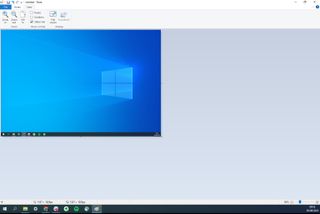 A screenshot showing how to screenshot on WIndows 10