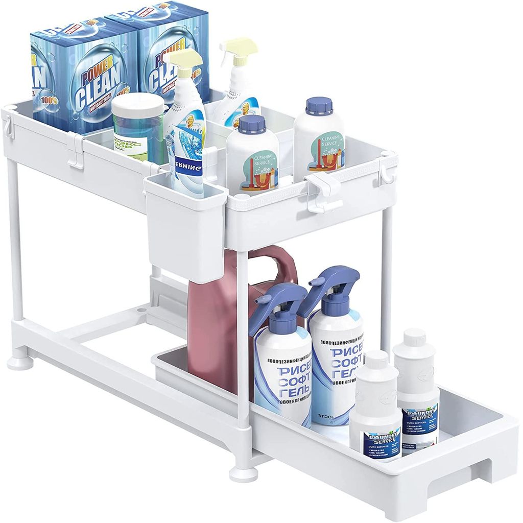 How to organize under the kitchen sink according to decluttering