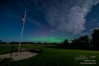 Subtle Aurora Seen in Minnesota