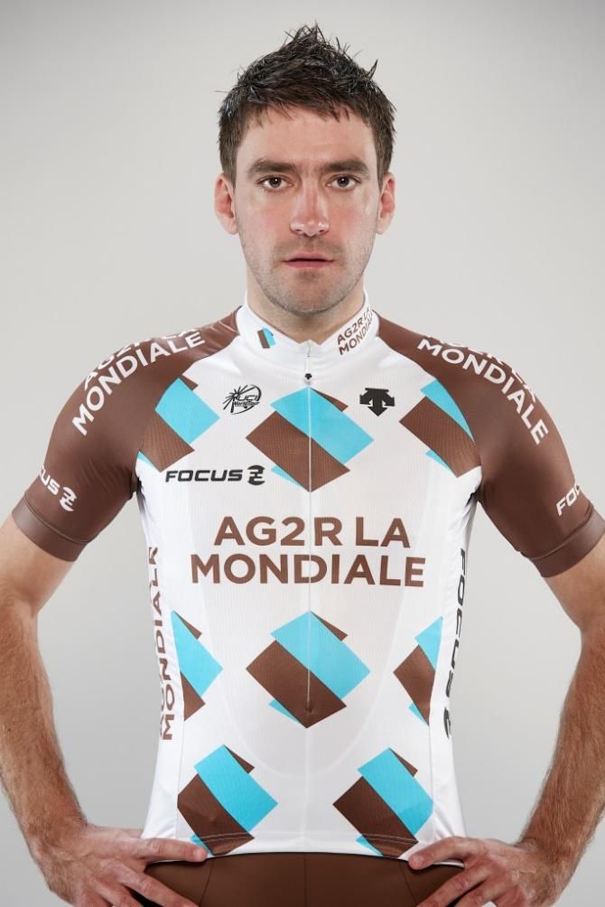 Christophe Riblon wears the 2014 AG2R-La Mondiale kit