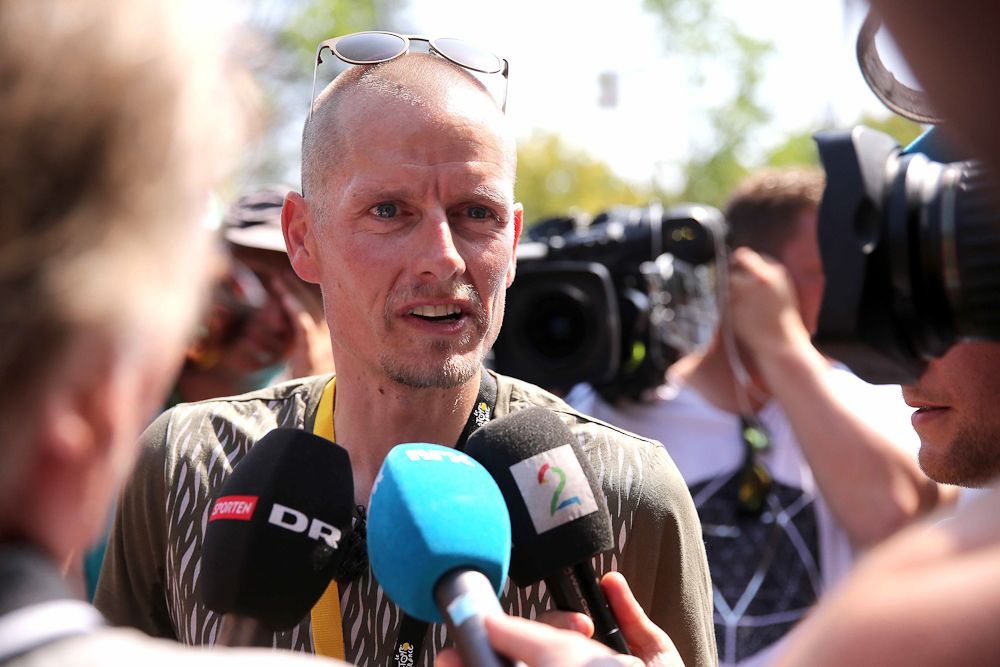 MIchael Rasmussen was back at the Tour de France as a columnist.