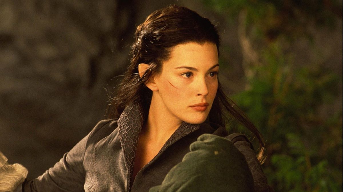 Liv Tyler plays Arwen in Peter Jackson&#039;s The Lord of the Rings film trilogy