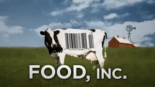 a screenshot from the food, inc trailer