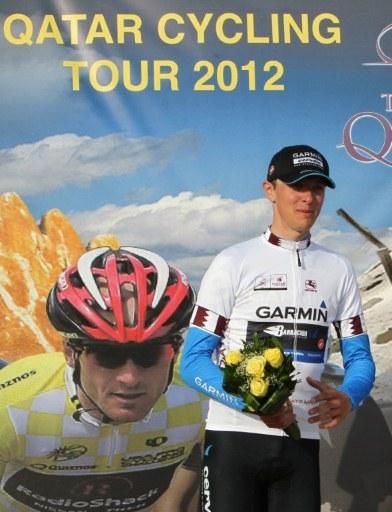 Ramunas Navardauskas (Garmin-Barracuda) leads the young rider classification.