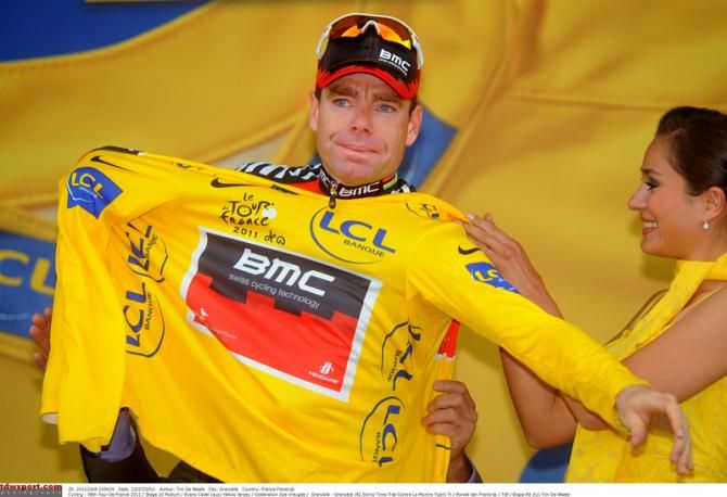 Cadel Evans (BMC) only wore yellow once in 2011 but that was all he needed to do as he won the race overall