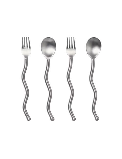 4pc Metal Appetizer Utensils Set