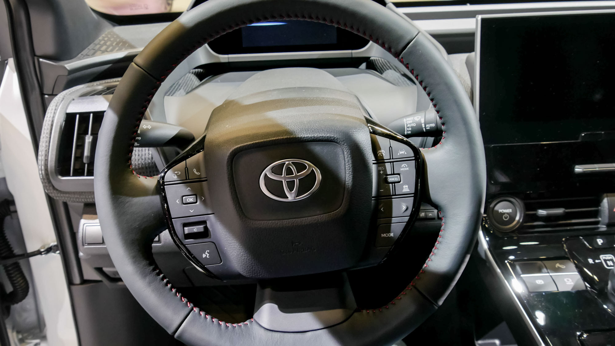 2025 Toyota bZ4X at New York Auto Show.