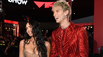 Megan Fox and Machine Gun Kelly attend the 2021 MTV Video Music Awards at Barclays Center