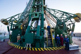 Expedition 31, Base of the Soyuz Rocket