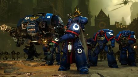Ultramarines with a dreadnought