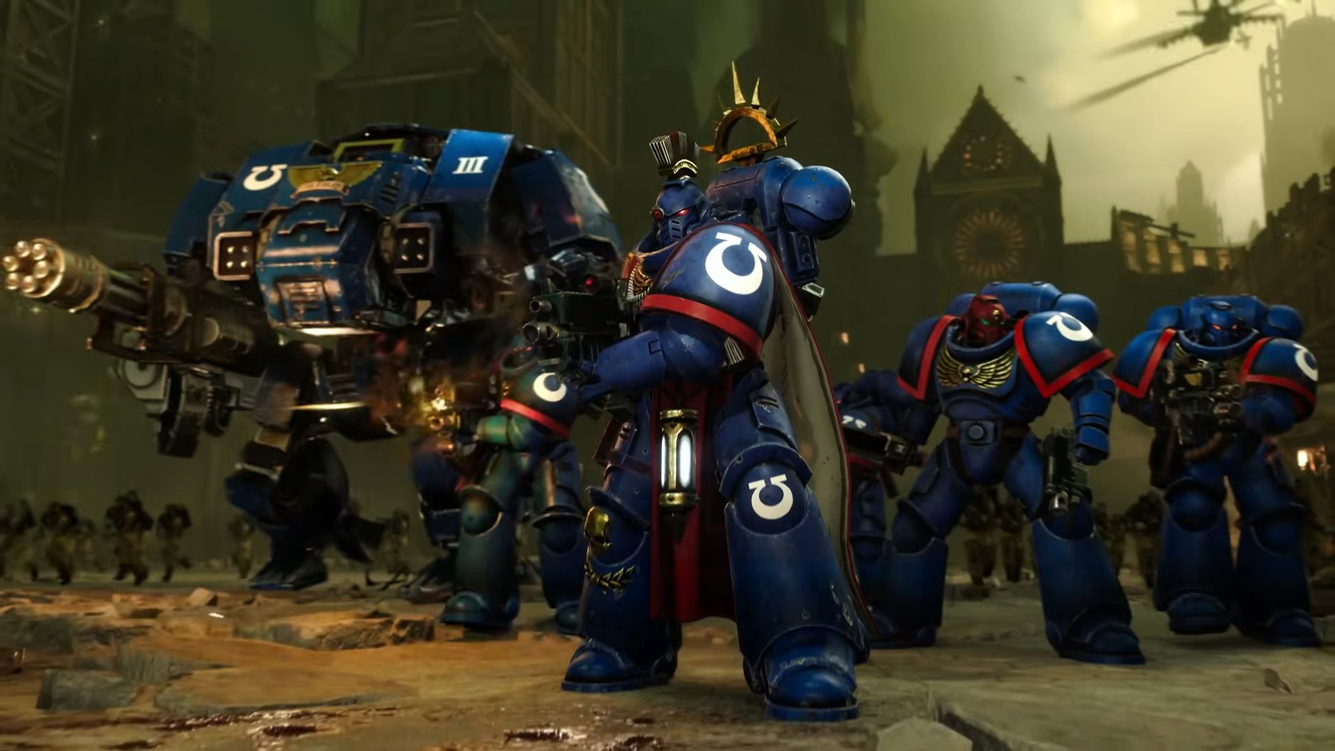 Ultramarines with a dreadnought