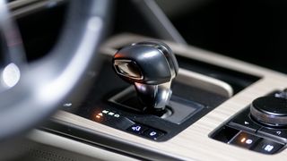 2024 Mazda CX-90 PHEV Premium Plus shifter.